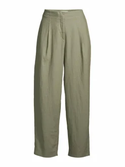 Housut<NOOM Alexandra-housut LT.KHAKI GREEN