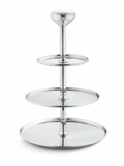 Koriste-Esineet<Georg Jensen Alfredo Étagère -tarjoiluteline TERÄS