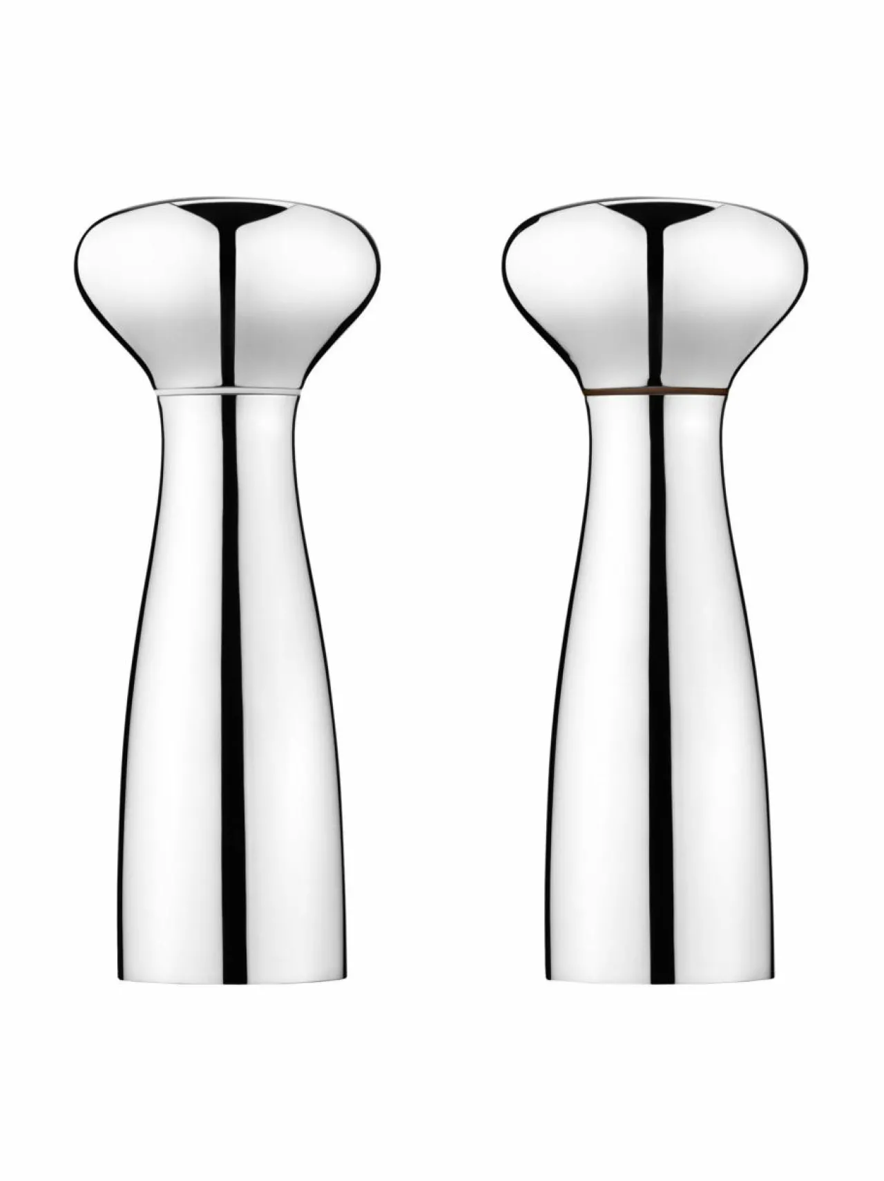 Koriste-Esineet<Georg Jensen Alfredo-suola- ja pippurimylly TERÄS
