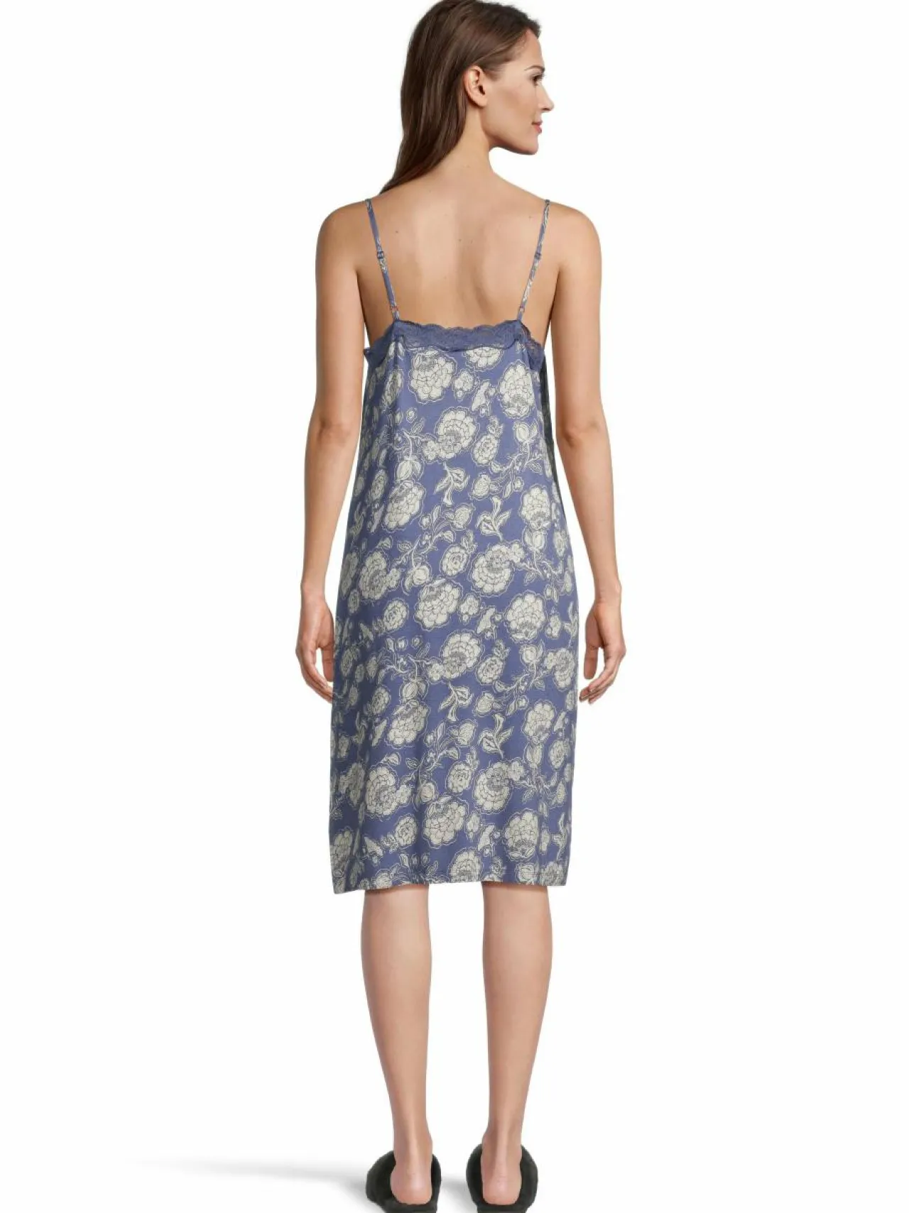 Yö- & Oloasut<A+more Alise-yöpaita DARK BLUE PRINT