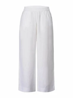 Housut<Ril's Aliza -pellavahousut 010 PEARL WHITE