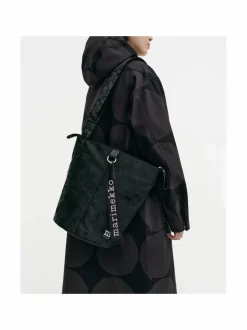 Olkalaukut<Marimekko All Day Bucket Unikko -laukku 999 BLACK, BLACK