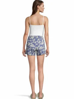 Yö- & Oloasut<A+more Ally-pyjamashortsit DARK BLUE PRINT