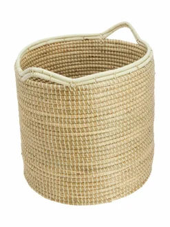 Säilytys<Casa Stockmann Alto L -meriheinäkori kahvoilla NATURAL