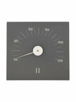 Sauna<Rento Aluminium Sauna Thermometer -saunamittari GREY
