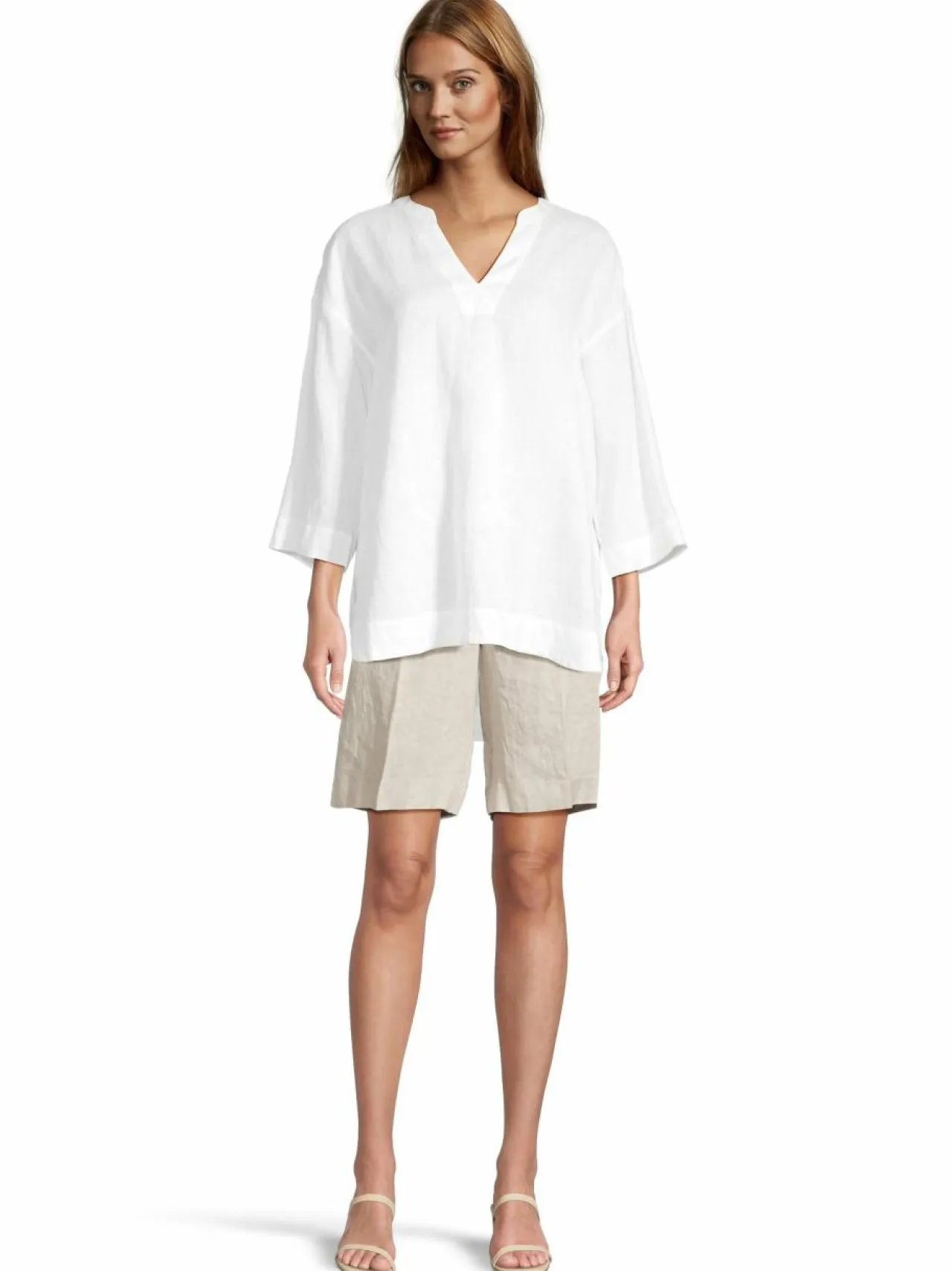Paidat & Puserot<ESSENTIALS by Stockmann Amalia-pellavatunika WHITE