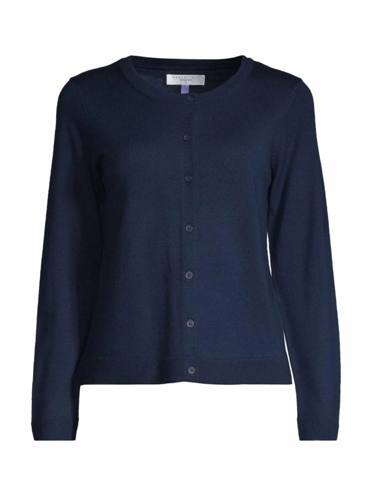 Neuleet<ESSENTIALS by Stockmann Amelia-merinoneuletakki DK.NAVY 221884