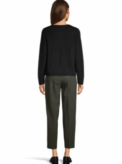 Neuleet<ESSENTIALS by Stockmann Amelia-merinoneuletakki BLACK 99070