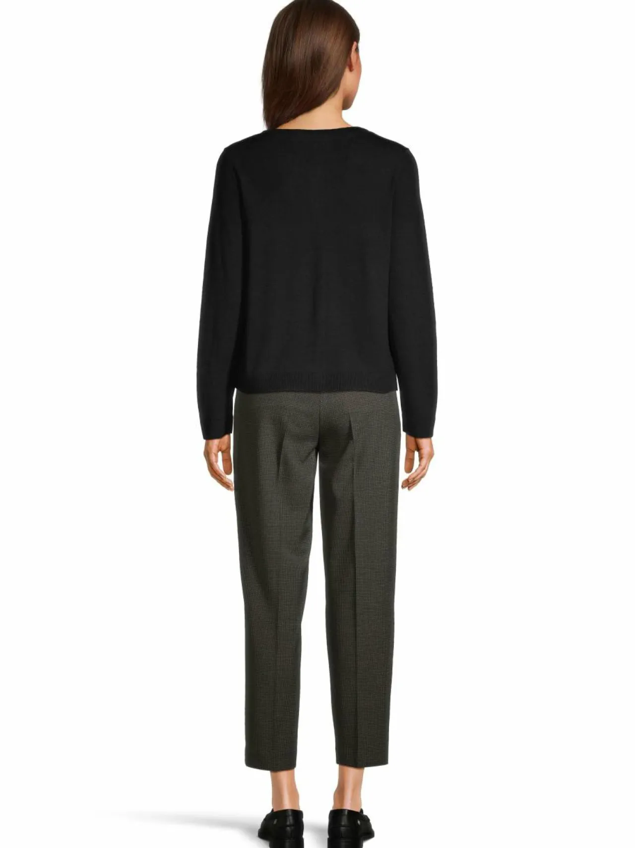 Neuleet<ESSENTIALS by Stockmann Amelia-merinoneuletakki BLACK 99070