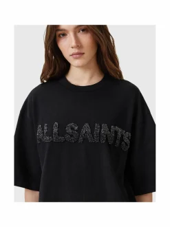 Paidat & Puserot<All Saints Amelie Pearl t-paita BLACK