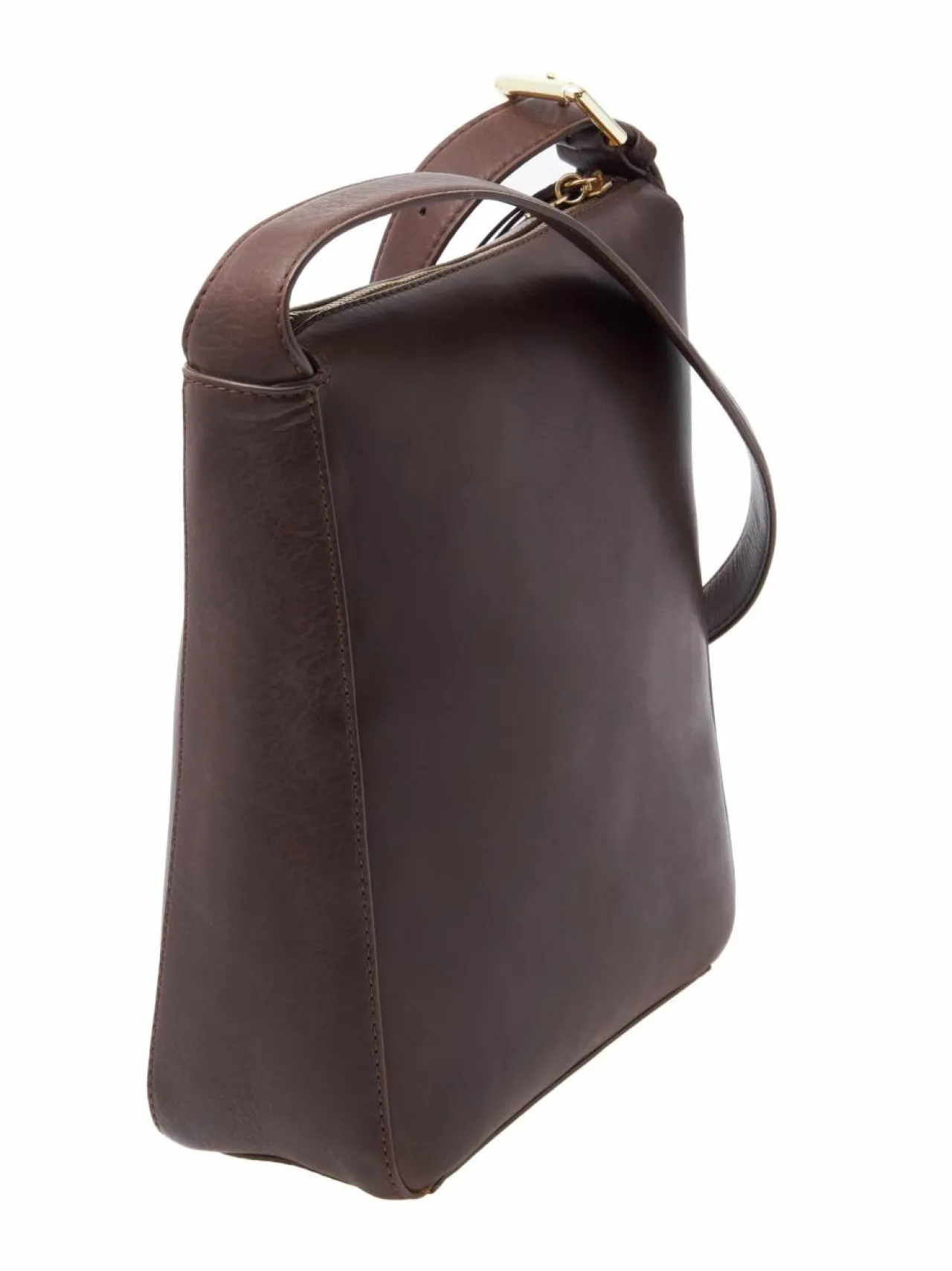 Olkalaukut<A+more Anette Small Hobo -nahkalaukku DARK BROWN