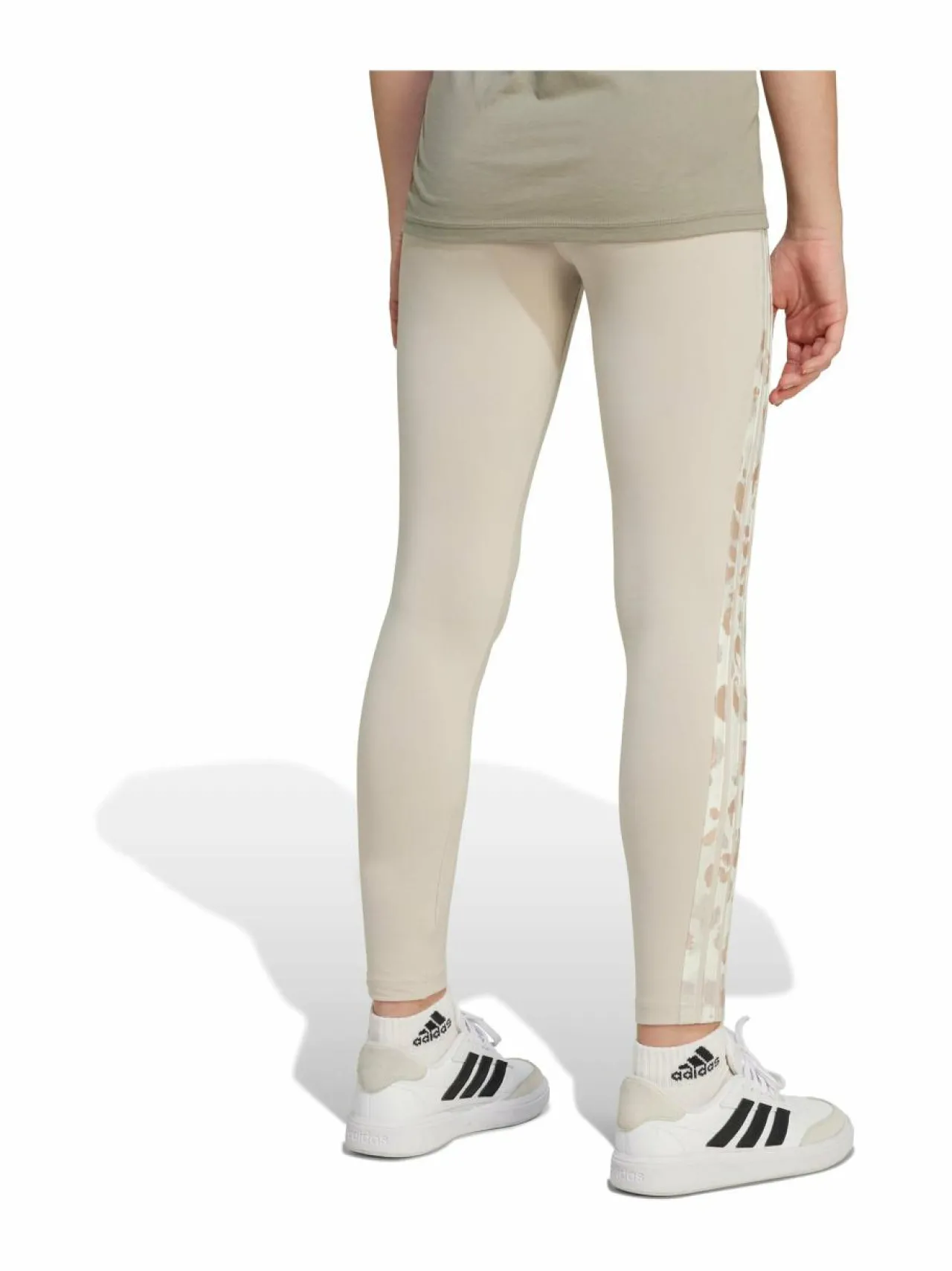 adidas Sportswear Animal Print 3 Stripes -leggingsit^ Housut & Jumpsuitit|Housut