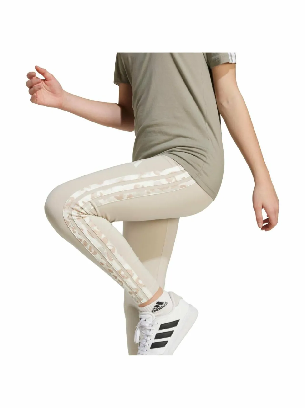 adidas Sportswear Animal Print 3 Stripes -leggingsit^ Housut & Jumpsuitit|Housut