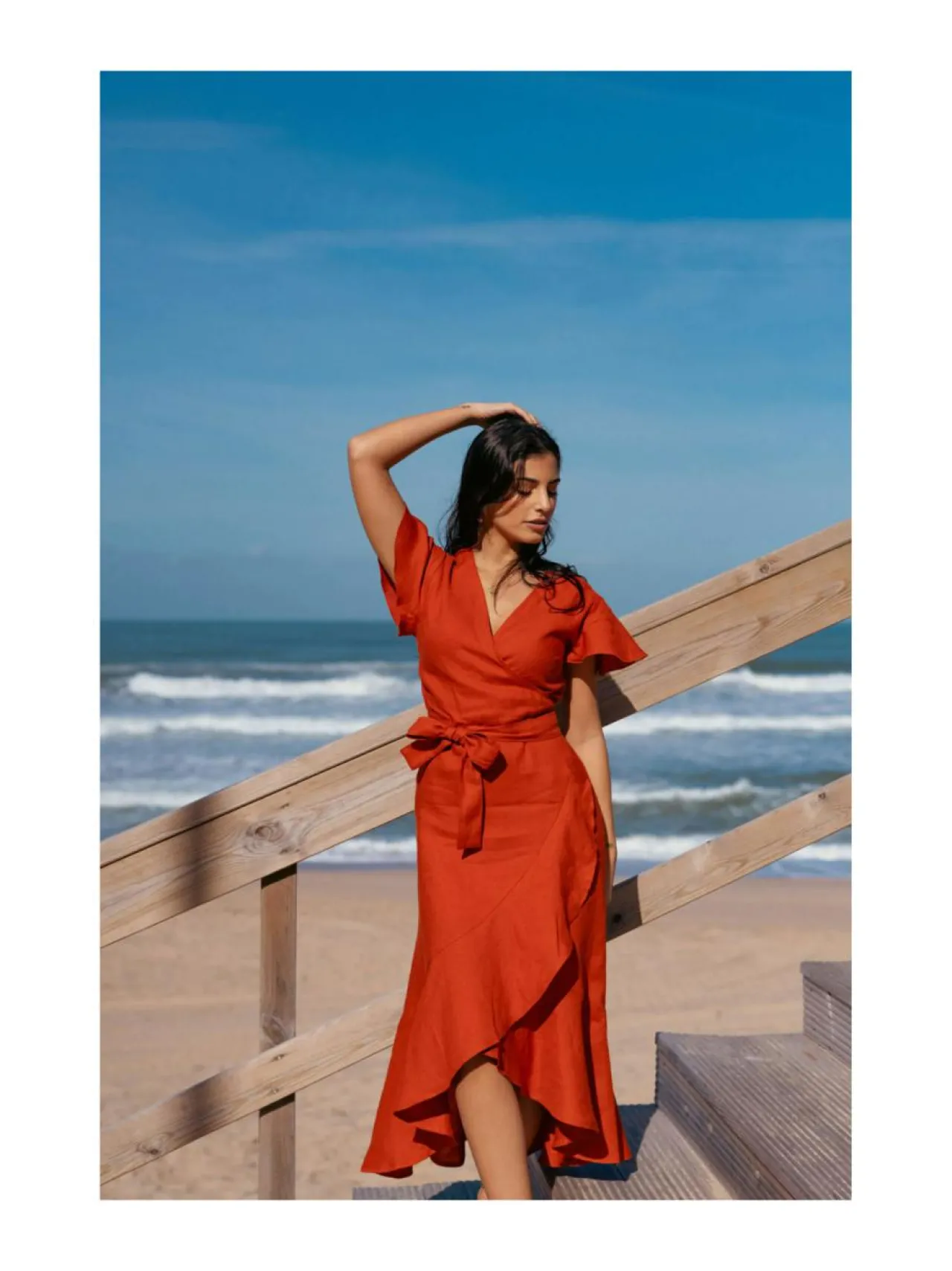 Mekot<Nakoa Annika Dress, BURNT ORANGE
