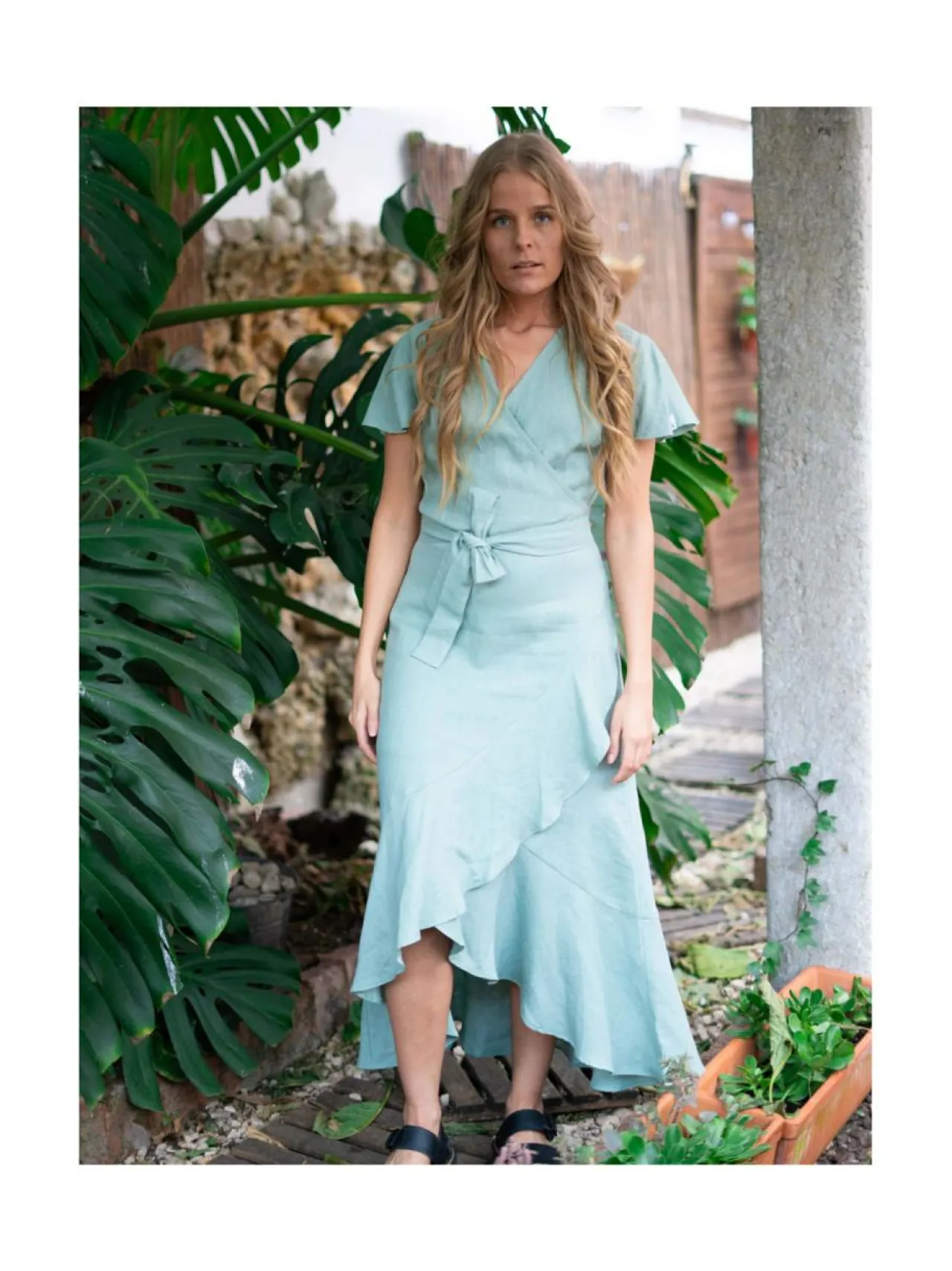 Mekot<Nakoa Annika Dress, Desert Sage DESERT SAGE (MURRETTU VIHREÄ)
