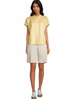 Paidat & Puserot<ESSENTIALS by Stockmann Antonella-pellavapaita LT.YELLOW
