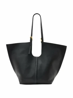 Käsilaukut<All Saints Ara E/W Tote -nahkalaukku BLACK