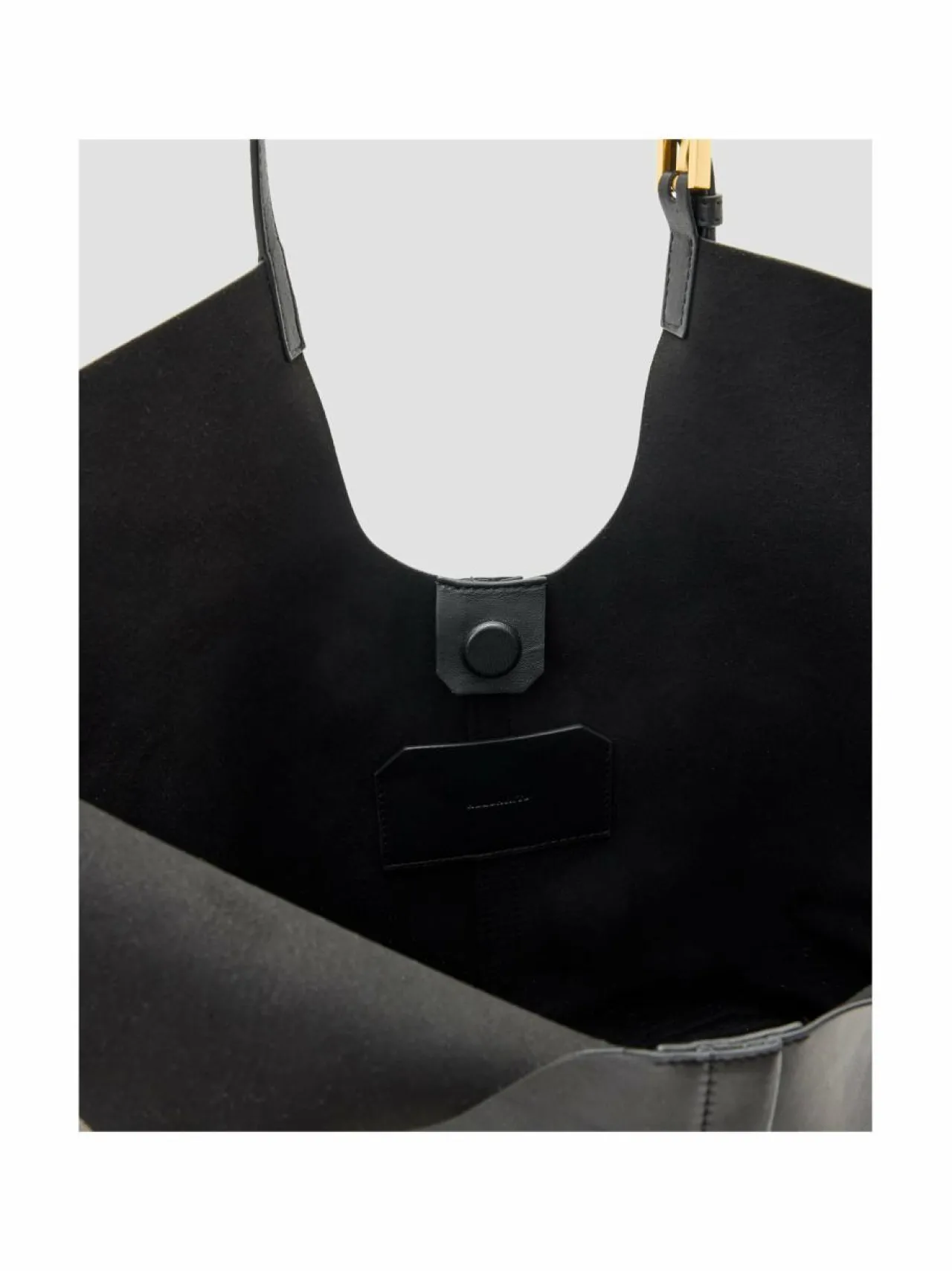 Käsilaukut<All Saints Ara E/W Tote -nahkalaukku BLACK