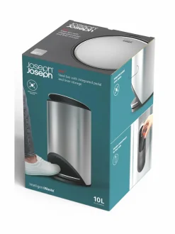 Roskakorit & -Pussit<Joseph Joseph Arc-roskakori 10 l STAINLESS STEEL