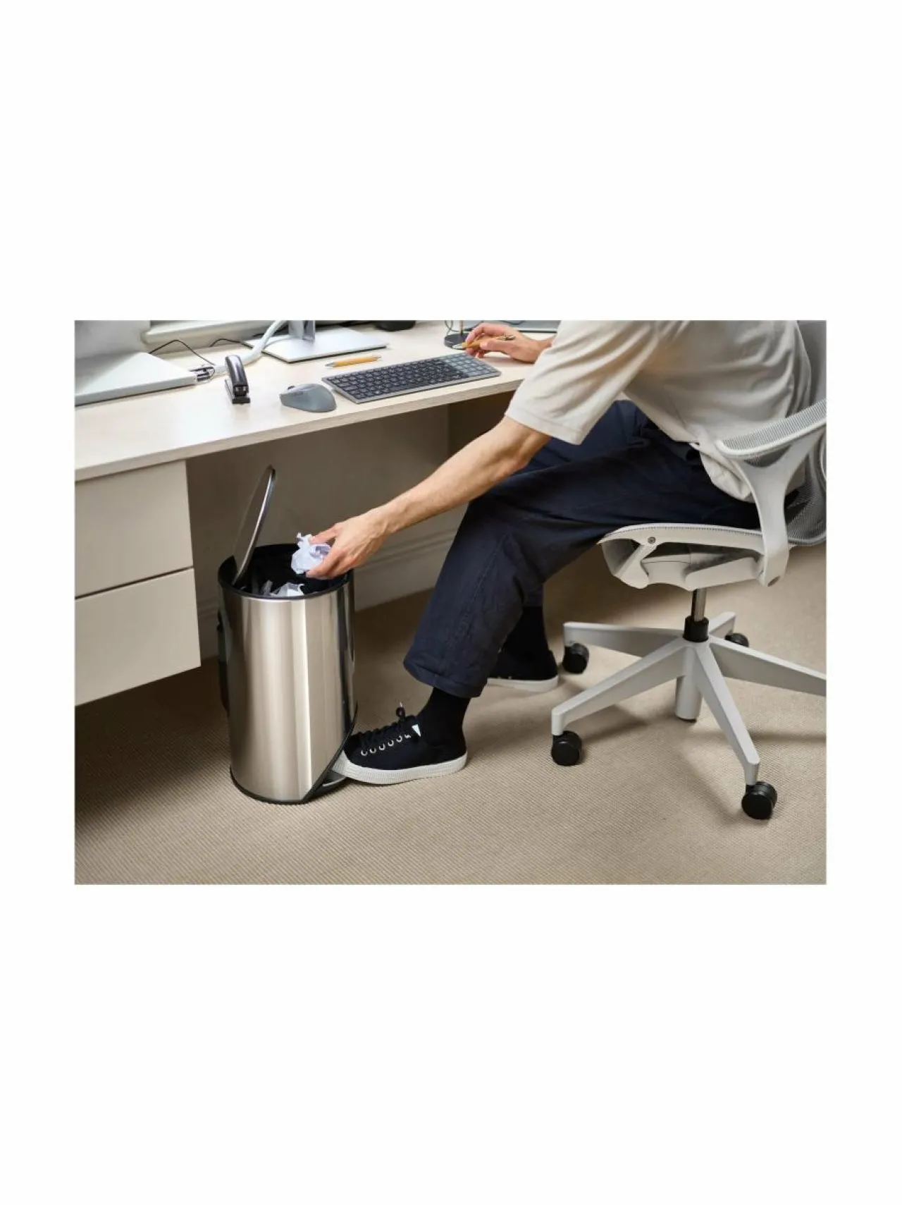 Roskakorit & -Pussit<Joseph Joseph Arc-roskakori 10 l STAINLESS STEEL