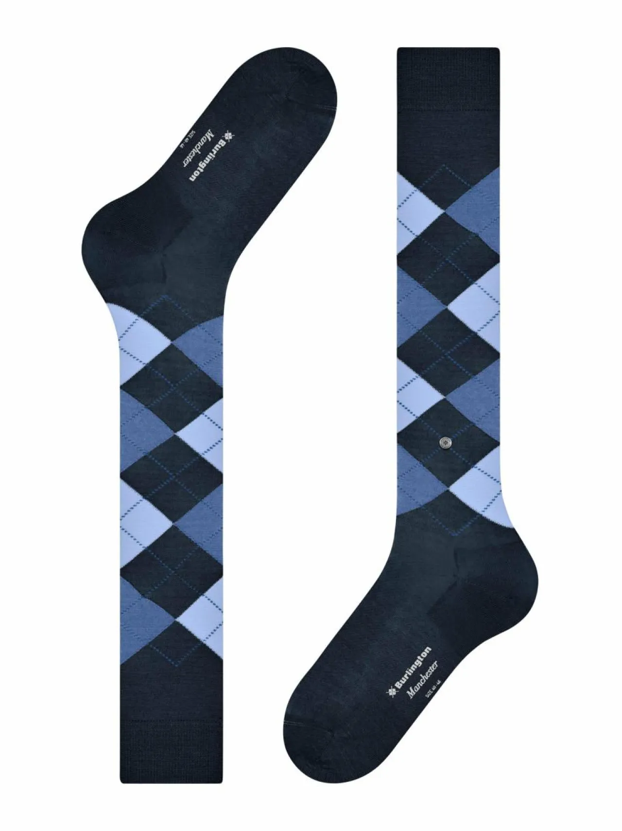 Sukat<Burlington Argyle Manchester -polvisukat 6120 MARINE