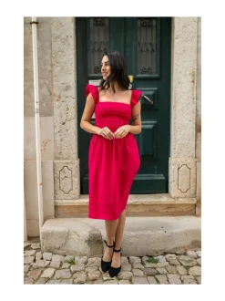 Mekot<Nakoa Ariela Dress, Pink Peacock PINKKI