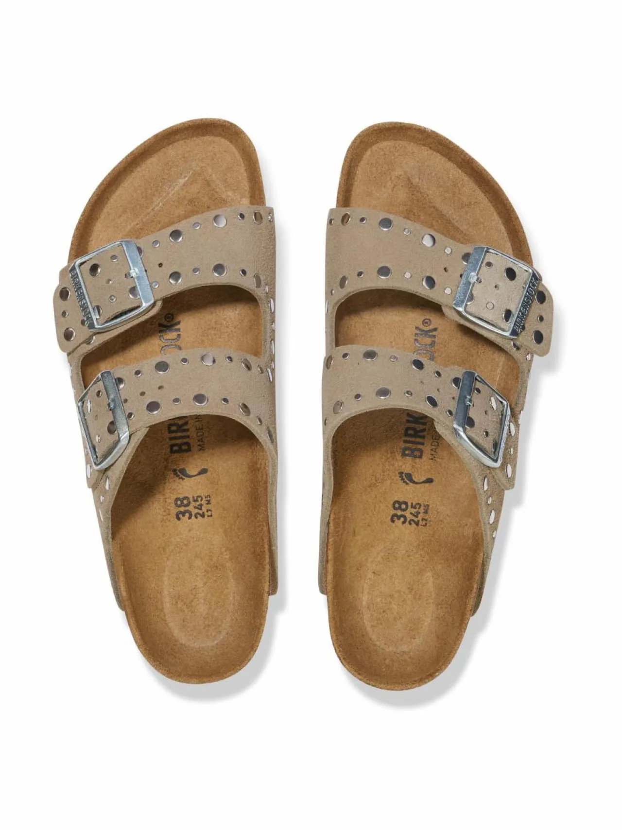 BIRKENSTOCK Arizona Rivet Leve -mokkanahkasandaalit^ Sandaalit