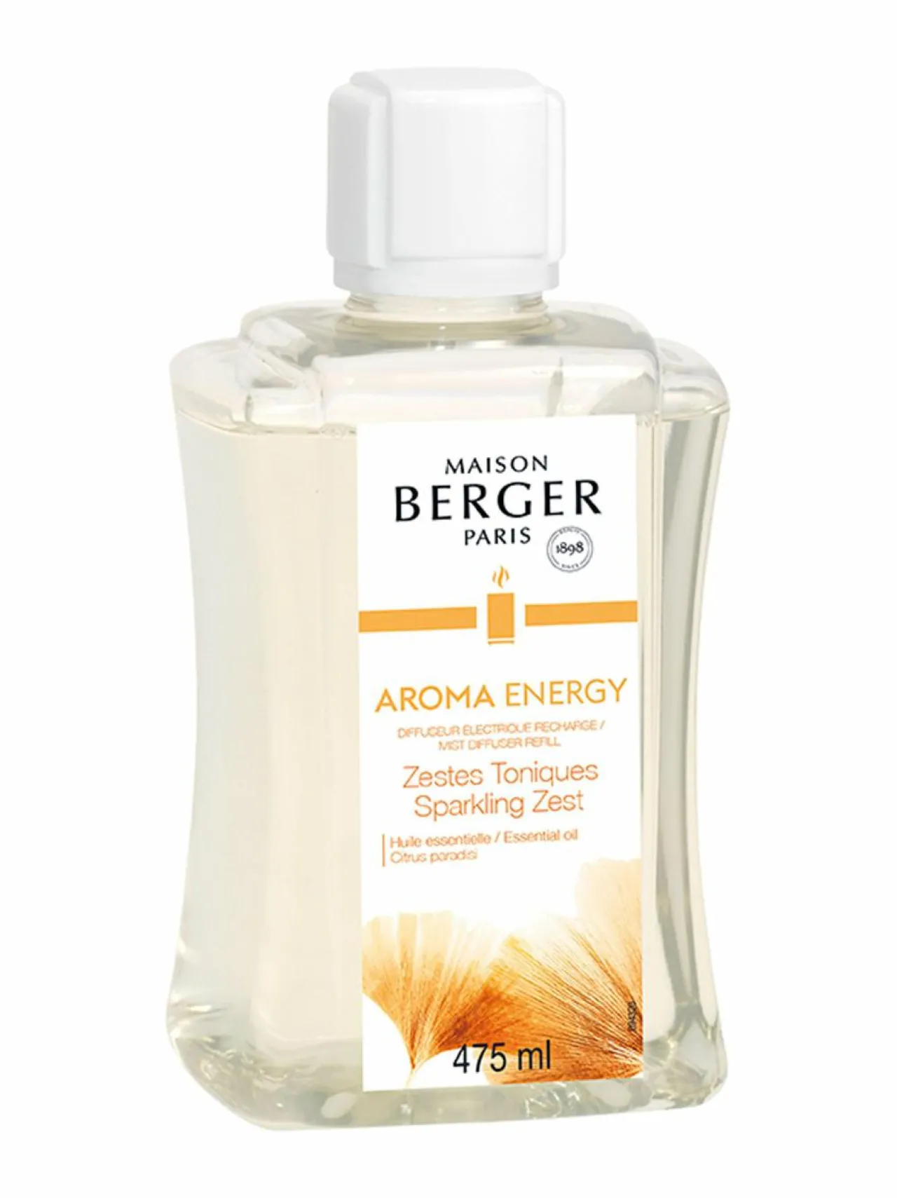 Huonetuoksut & Tuoksukynttilät<Maison Berger Aroma Energy Sparkling Zest -täyttöpakkaus 475 ml