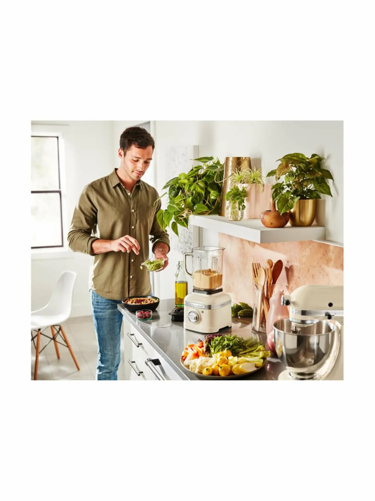 Vatkaimet & Sekoittimet<KitchenAid Artisan K400 -tehosekoitin 1.4 l MILKSHAKE