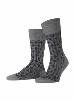 Sukat<Falke Artwork Tie -sukat 3390 LIGHT GREYMEL.