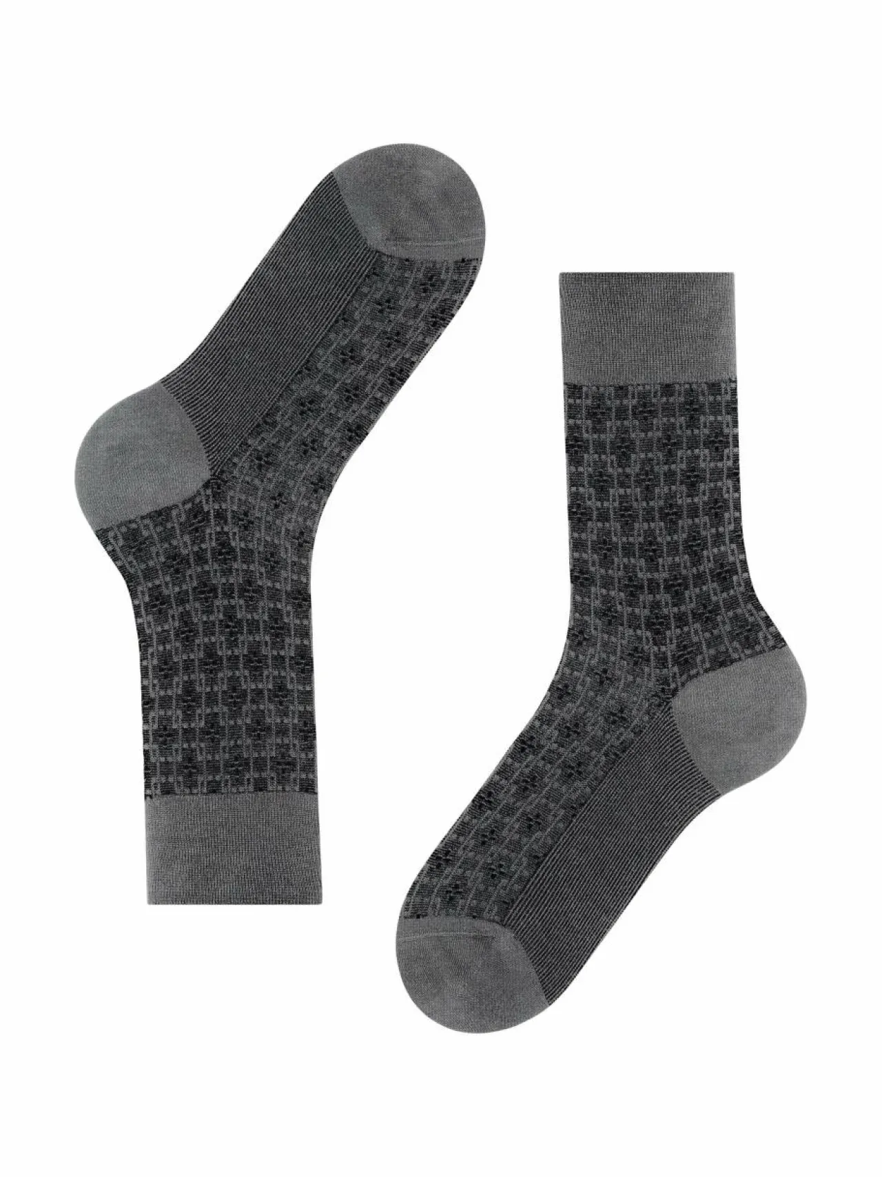 Sukat<Falke Artwork Tie -sukat 3390 LIGHT GREYMEL.