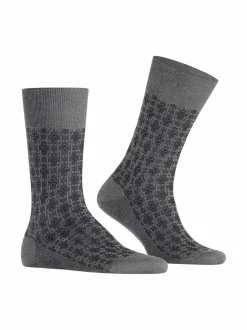 Sukat<Falke Artwork Tie -sukat 3390 LIGHT GREYMEL.