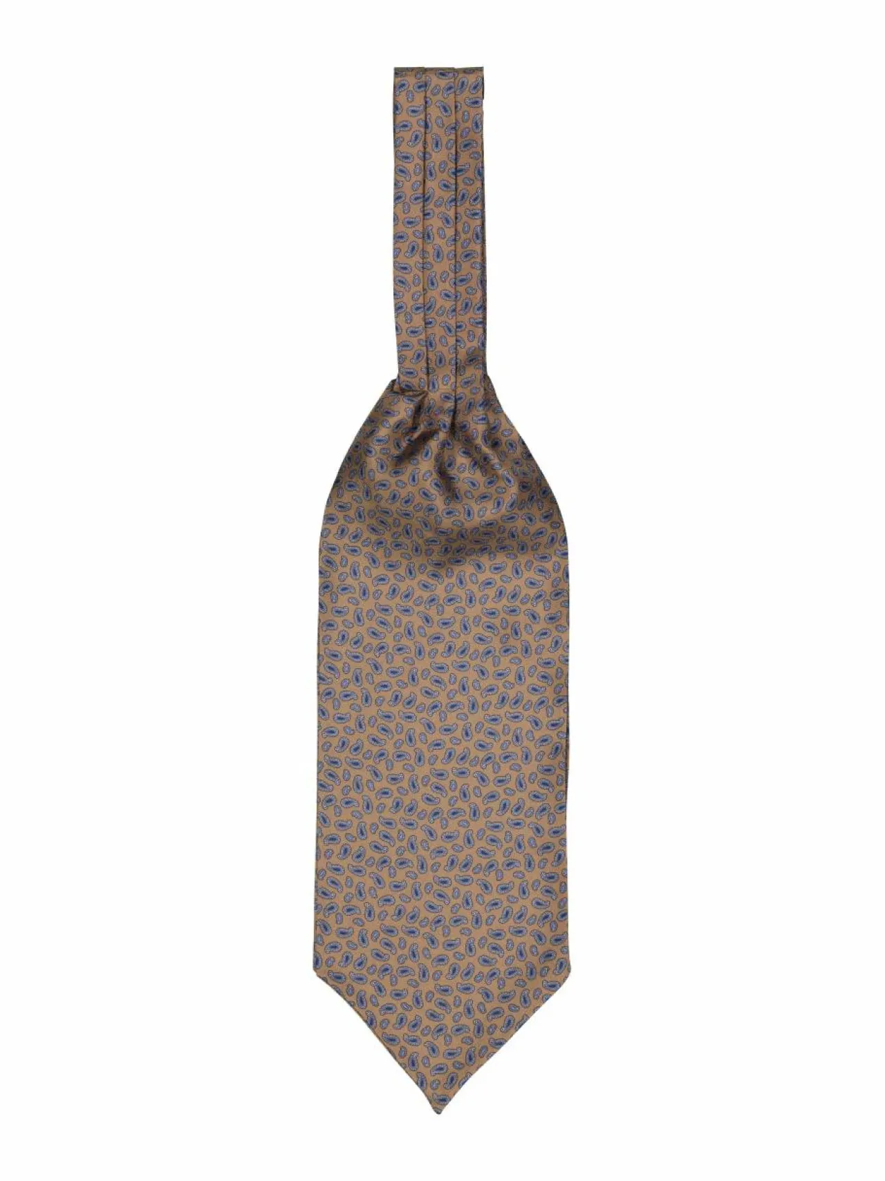 Huivit & Kaulaliinat<Stockholm Kravatt Ascot Paisley -silkkisolmio BROWN 7