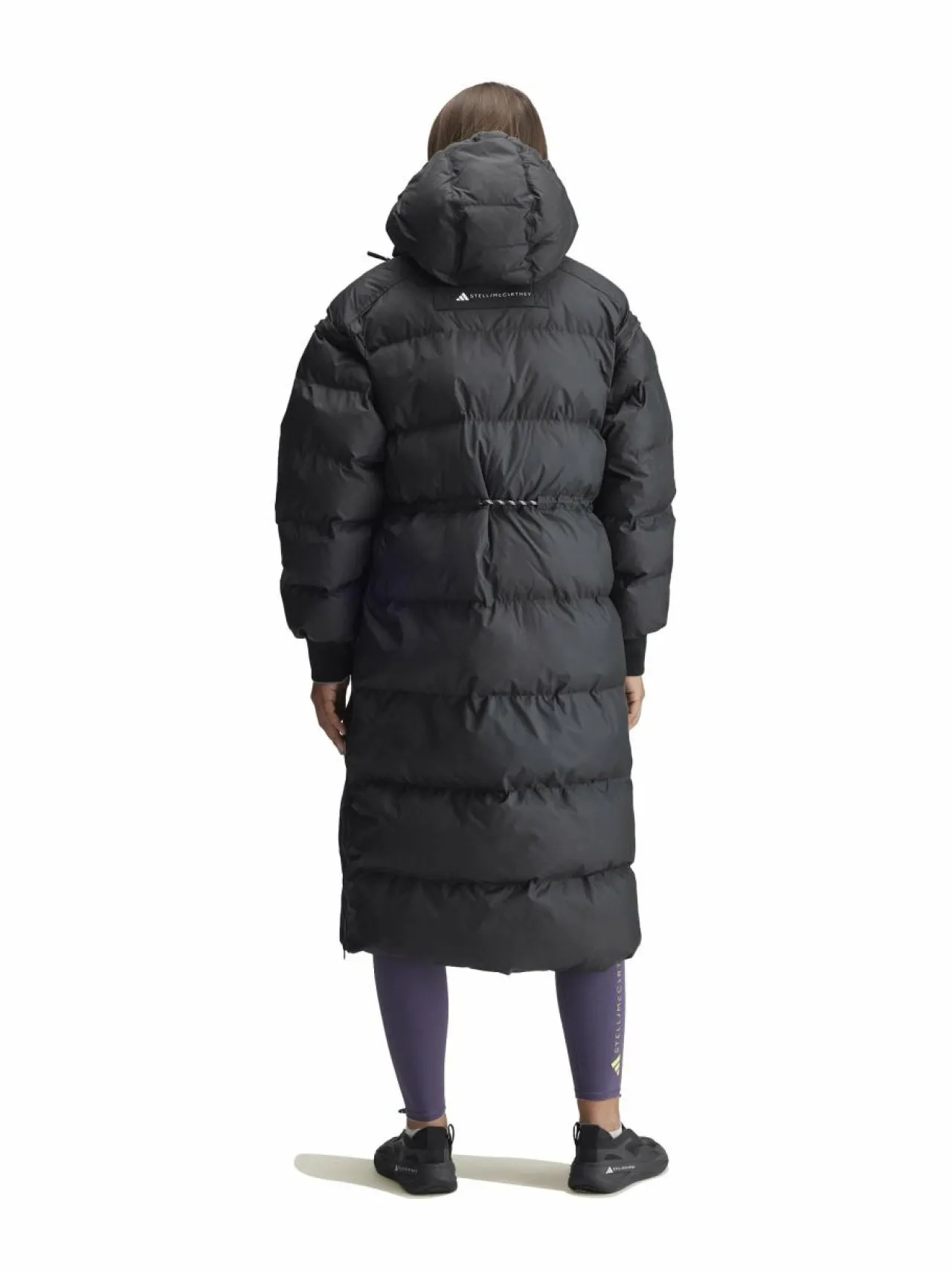 Urheilutakit<adidas by Stella McCartney aSMC Long Puffa -toppatakki IX3081 BLACK