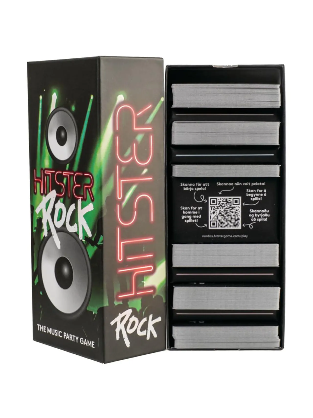 Pelit<ASMODEE partypeli Hitster Rock (suomenkielinen ja ruotsikielinen)