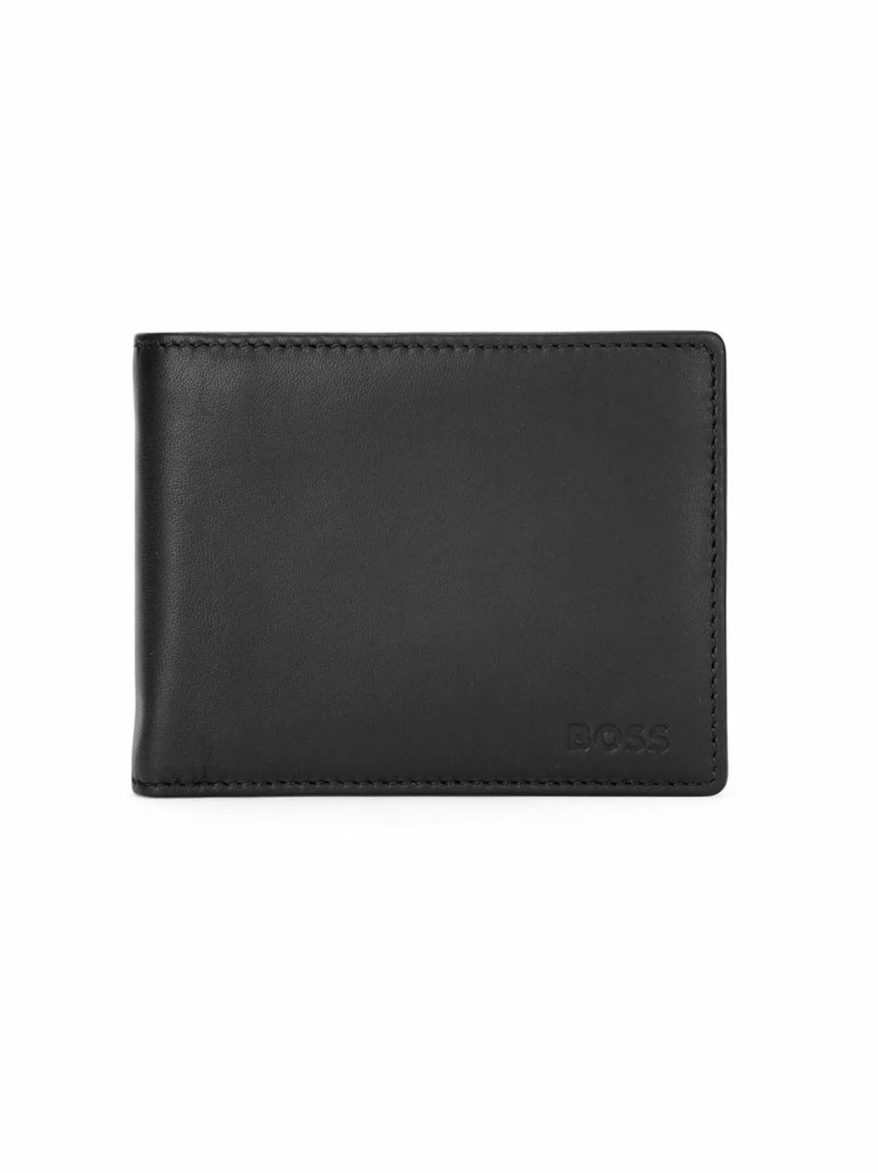 Solmiot & Asusteet<BOSS Asolo-nahkalompakko 001 BLACK