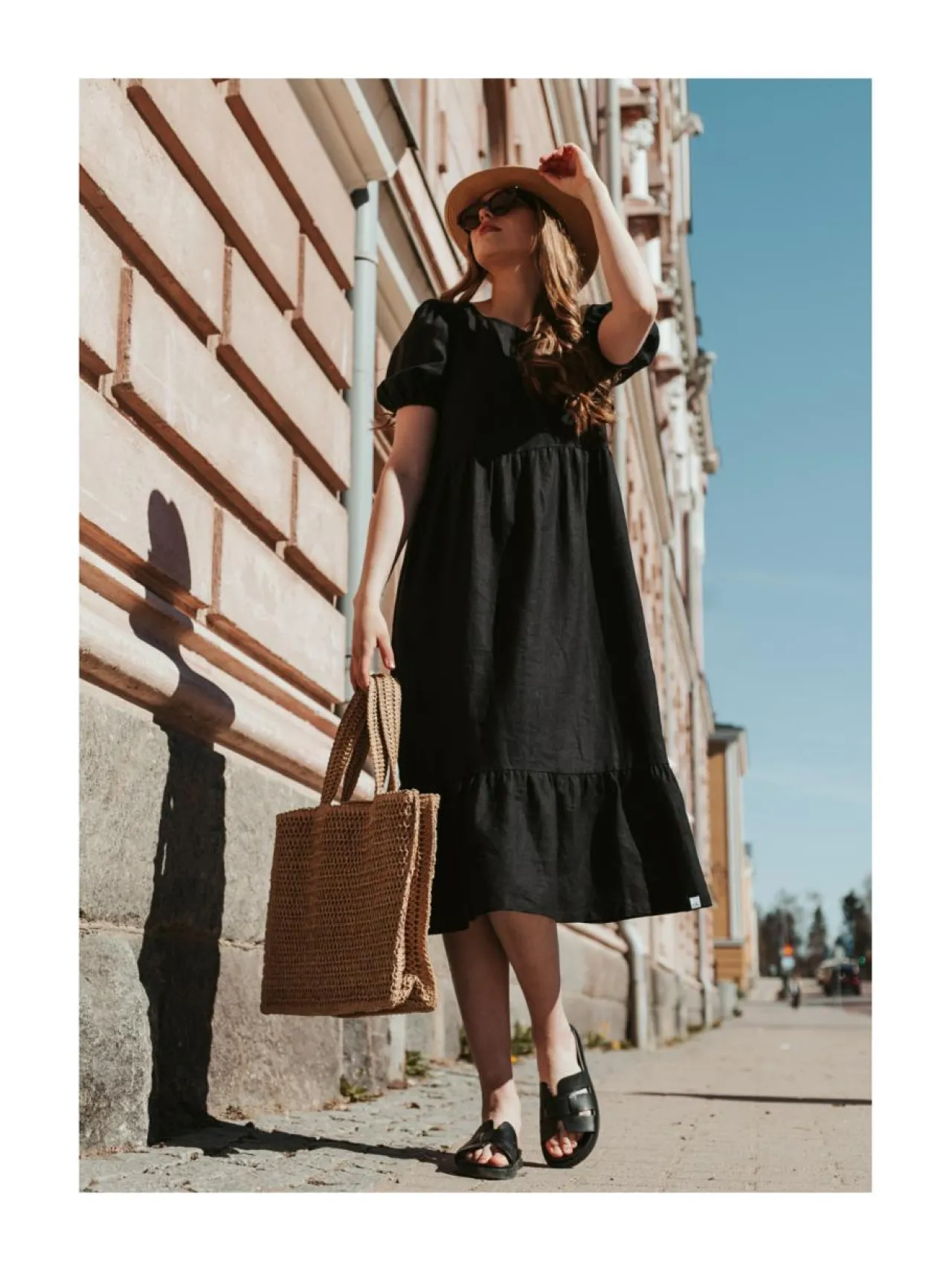 Mekot<Nakoa Astrid Dress, Black MUSTA