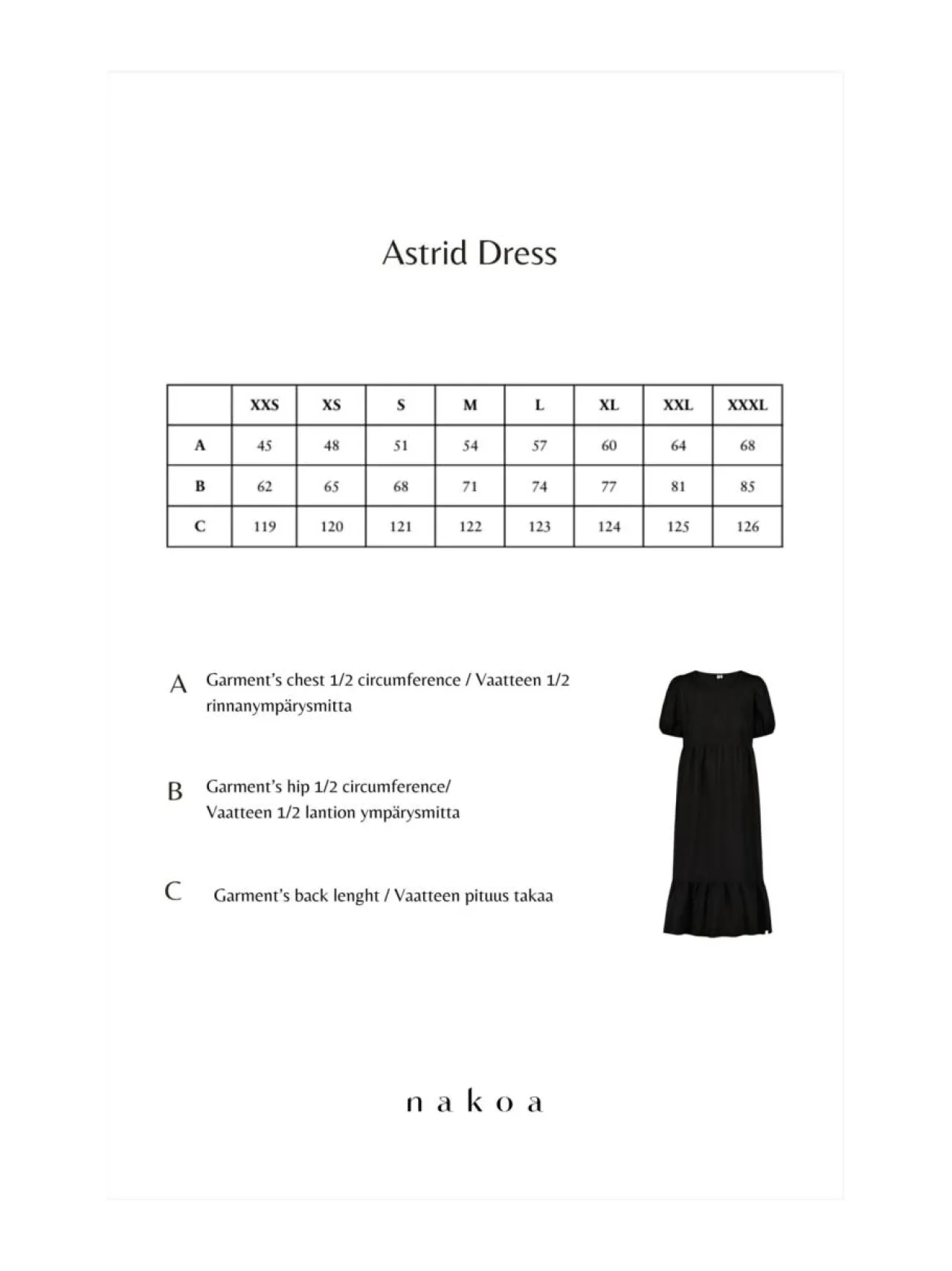 Mekot<Nakoa Astrid Dress, Iris IRIS (VIOLETTI)