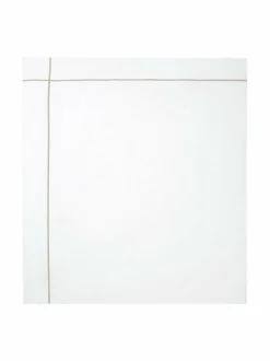 Liinavaatteet<Yves Delorme Athena-pussilakana VALKOINEN/BEIGE