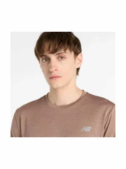 Paidat, Hupparit & Colleget<New Balance Athletics T-Shirt -treenipaita EAT EARTH SHADOW HEATHER