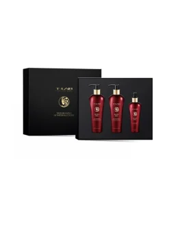 Lahjapakkaukset<T-LAB Professional Aura Oil Ritual Set -lahjapakkaus kuiville hiuksille, 3 tuotetta