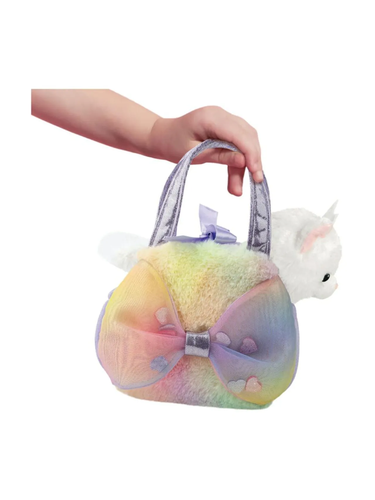Pehmolelut<FANCY PALS AURORA Pehmokissa kassissa, 20 cm