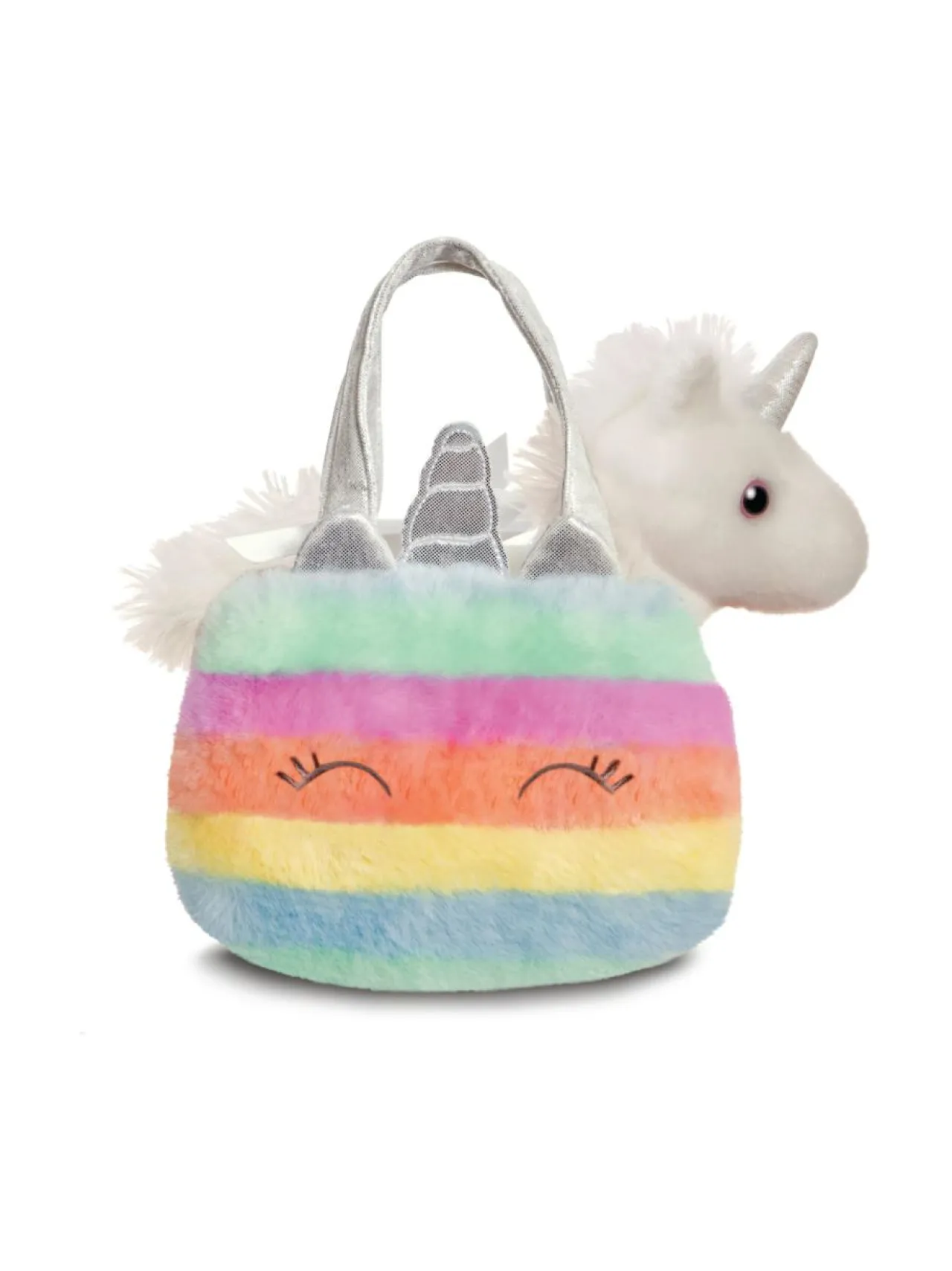 Pehmolelut<FANCY PALS AURORA Pehmoyksisarvinen kassissa, 20 cm