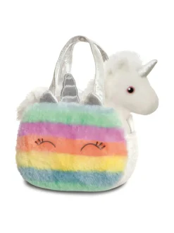 Pehmolelut<FANCY PALS AURORA Pehmoyksisarvinen kassissa, 20 cm