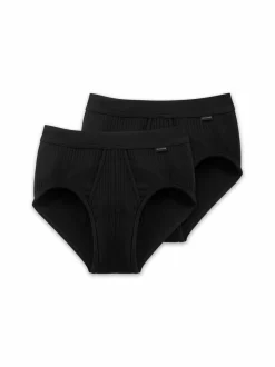 Alusasut<Schiesser Authentic Sportslip -alushousut 2-pack 000 BLACK