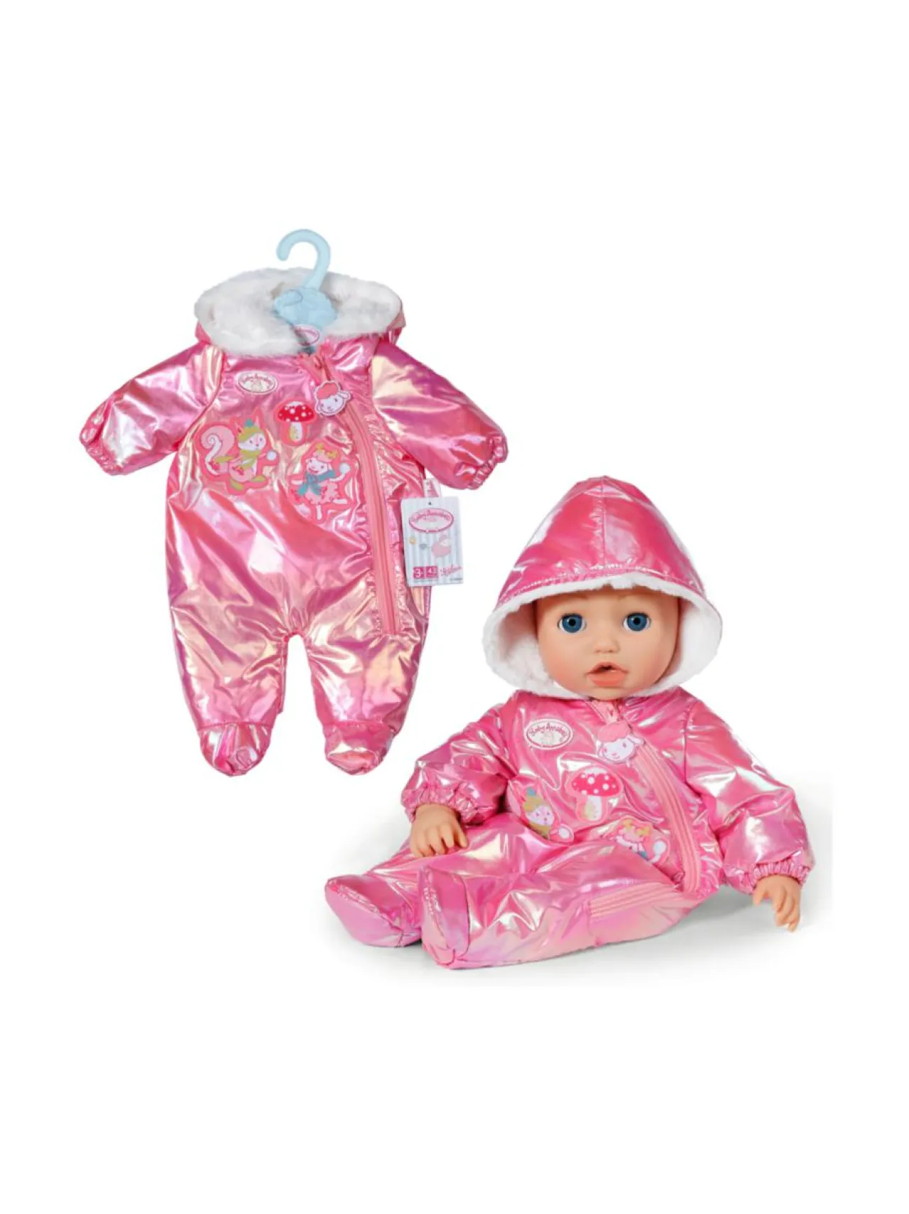 Nuket & Nuken Tarvikkeet<BABY ANNABELL Toppahaalari, 43 cm