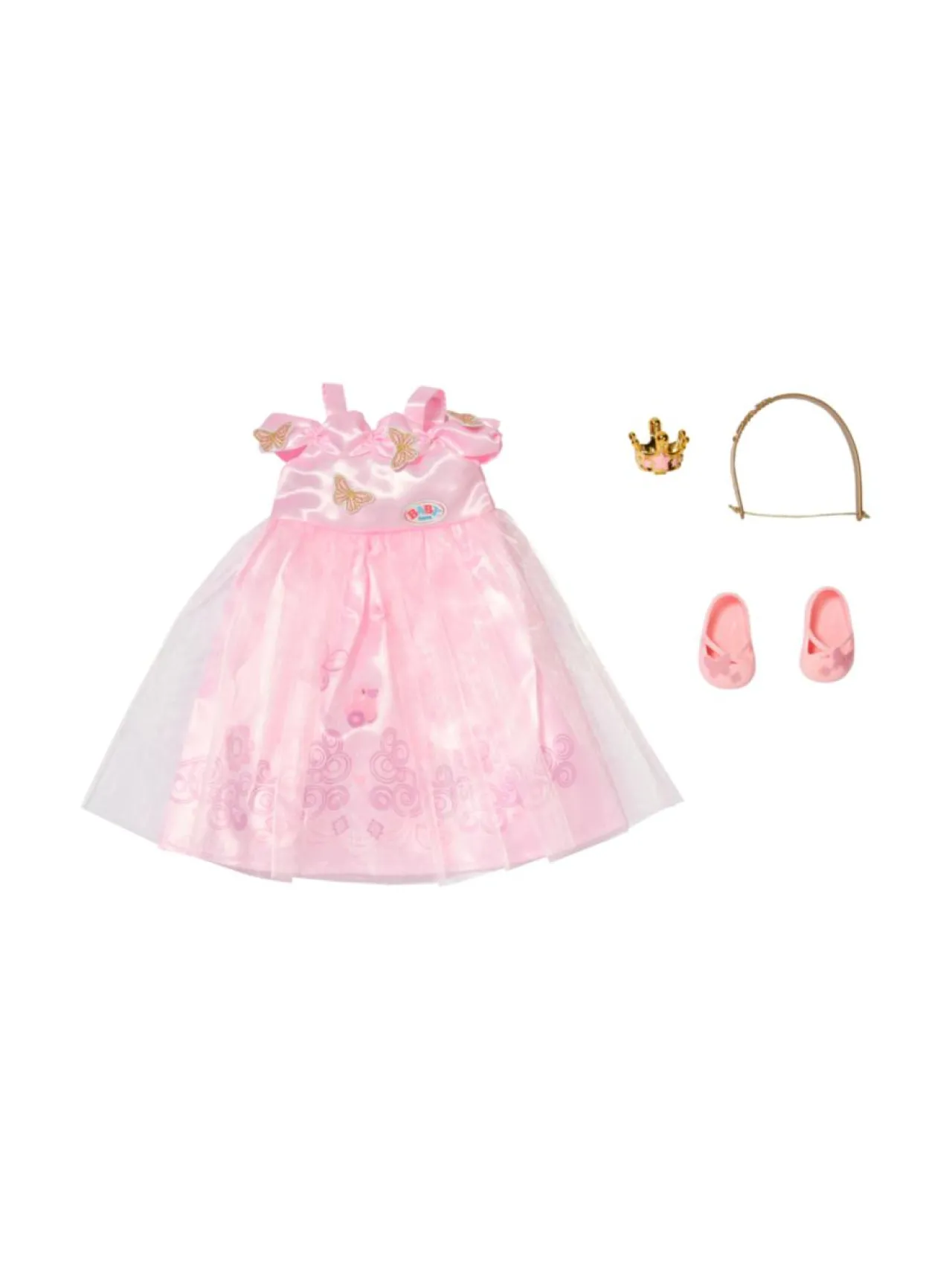 Nuket & Nuken Tarvikkeet<BABY BORN Nukenvaatesetti Prinsessa-asu, 43 cm