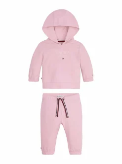 Neuleet|Neuleet<Tommy Hilfiger Baby Graphic Logo -collegesetti TH4 PINK SHADE