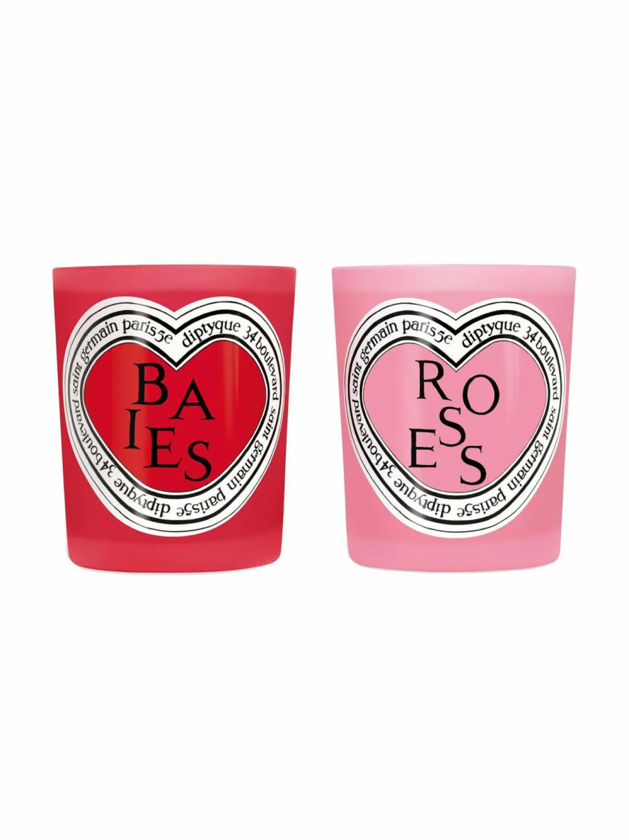 Tuoksupakkaukset<Diptyque Baies & Roses duo -kynttiläsetti
