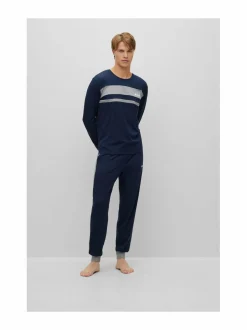 Pyjamat & Kylpytakit<BOSS Balance-pyjamahousut 403 DARK BLUE